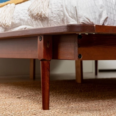 Boho Solid Wood Spindle Platform Bed - Saracina Home 7 Boho Solid Wood Spindle Platform Bed - Saracina Home - Image 5