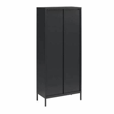 Luna Tall 2 Door Accent Cabinet With Fluted Glass - Mr. Kate 6 Luna Tall 2 Door Accent Cabinet With Fluted Glass - Mr. Kate - Image 4
