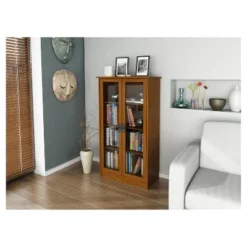 53" Auburn Hill Bookcase With Glass Doors Room & Joy -Furniture Shop GUEST 41e06ed6 ad02 441a a0d2 f74807b733da