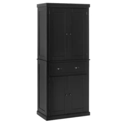 HOMCOM 72" Traditional Freestanding Kitchen Pantry Cupboard With 2 Cabinet, Drawer And Adjustable Shelves 20 HOMCOM 72" Traditional Freestanding Kitchen Pantry Cupboard With 2 Cabinet, Drawer And Adjustable Shelves -Furniture Shop GUEST 431a3c91 e5ad 44b1 9a8e 5cbb73c54955
