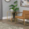 18.5" Square Camber Elite Side Table Gold - Studio Designs Home 1 18.5" Square Camber Elite Side Table Gold - Studio Designs Home -Furniture Shop GUEST 43260cd2 7f6d 49d1 b0fb 0c45f39d5fb6