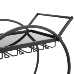 Contemporary Metal Round Bar Cart - Olivia & May 15 Contemporary Metal Round Bar Cart - Olivia & May -Furniture Shop GUEST 43b1b80f 5383 4b43 be07 5821b06a0ab0