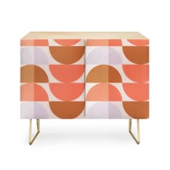 ThirtyOne Illustrations Plum And Tangerine Credenza - Deny Designs -Furniture Shop GUEST 443c4374 eb98 4d0f 949c 65403626a47e