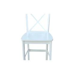 30" X-Back Counter Height Barstool White - International Concepts 17 30" X-Back Counter Height Barstool White - International Concepts -Furniture Shop GUEST 473f5d85 2cf8 470a 8e09 d613ee8aa33b