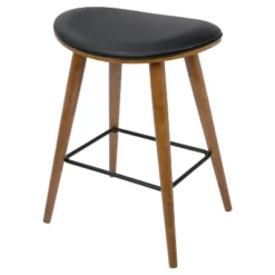 Set Of 2 26" Saddle Counter Height Barstools With Faux Leather - LumiSource 17 Set Of 2 26" Saddle Counter Height Barstools With Faux Leather - LumiSource -Furniture Shop GUEST 48e65f4c acad 408f 8978 998a976413eb