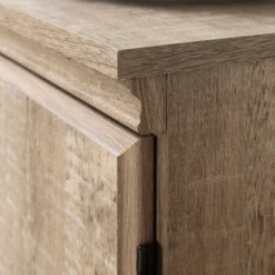 Morgan 4 Door Storage Cabinet Oak - South Shore -Furniture Shop GUEST 498e7a83 14b5 4f96 941d bdc091e78071