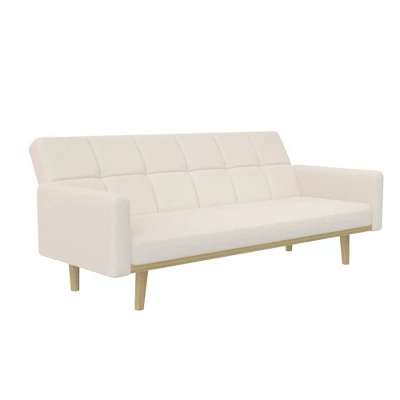 Benedict Wooden Futon Ivory - Room & Joy 6 Benedict Wooden Futon Ivory - Room & Joy - Image 4