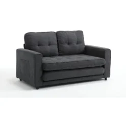 Convertible Folding Futon Sofa Bed, Dark Gray - ModernLuxe -Furniture Shop GUEST 4a8708bb 33e1 4d8d a533 a86dfb836de8