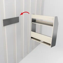 2 Tier Floating Wine And Liquor Rack Black - Prepac -Furniture Shop GUEST 4a9e22e1 b9e2 4152 931f 04d9bd47f9b9