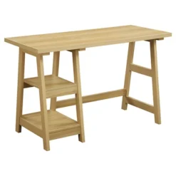 Designs2Go Trestle Desk With Shelves - Breighton Home -Furniture Shop GUEST 4b76c7d6 a99f 4fdf 9122 42818e9ee920