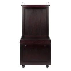 Galen Entertainment Cart With Serving Tray Wood/Espresso - Winsome -Furniture Shop GUEST 4b8ef0fa fe57 4caa 97fd ecabe9ea1655