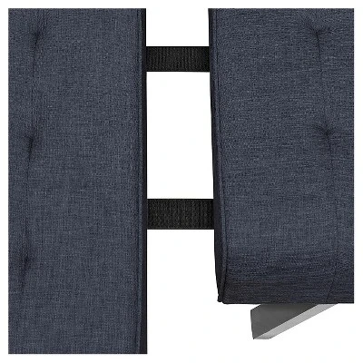 Eve Velvet Upholstered Convertible Futon - Room & Joy 12 Eve Velvet Upholstered Convertible Futon - Room & Joy - Image 10