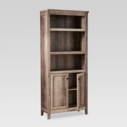 72" Carson 5 Shelf Bookcase With Doors - Threshold™ -Furniture Shop GUEST 50091ed5 fc57 4bb6 a167 b371f65079f8