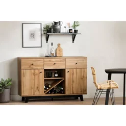Bellami Buffet With Wine Storage - South Shore