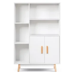 Costway Floor Storage Cabinet Free Standing Wooden Display Bookcase Side Decor Furniture -Furniture Shop GUEST 503e0308 3007 46a6 ab7c 7c5361ceb977