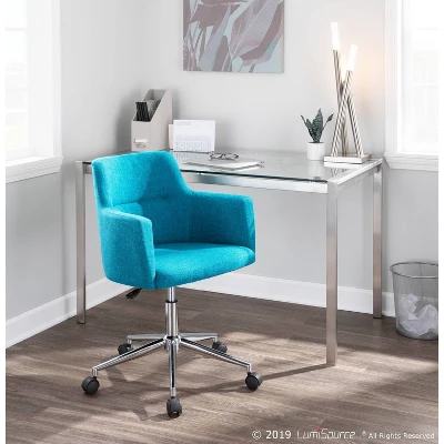 Fuji 47" Modern Dining Table Stainless Steel/Clear Glass - LumiSource 7 Fuji 47" Modern Dining Table Stainless Steel/Clear Glass - LumiSource - Image 5