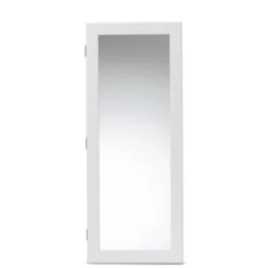 Pontus Wood Wall-Mountable Jewelry Armoire With Mirror - Baxton Studio 17 Pontus Wood Wall-Mountable Jewelry Armoire With Mirror - Baxton Studio -Furniture Shop GUEST 52e5db1b f444 44a2 865f 6d3687fabb3c