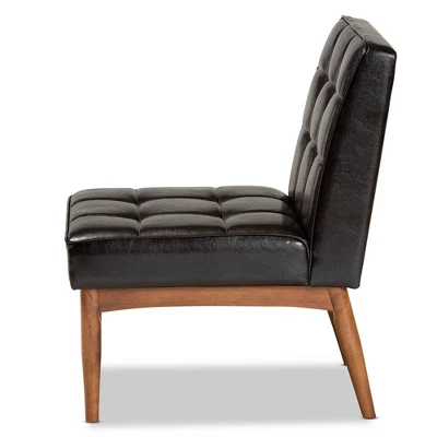 Sanford Wood Dining Chair - Baxton Studio 4 Sanford Wood Dining Chair - Baxton Studio - Image 2