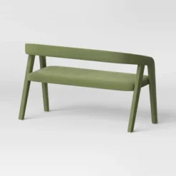 Lana Curved Back Upholstered Dining Bench Olive Green Velvet - Threshold™ 8 Lana Curved Back Upholstered Dining Bench Olive Green Velvet - Threshold™ -Furniture Shop GUEST 544fc6aa cc08 486b b79b afcfc5ff936b