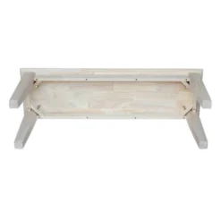 Shaker Style Bench Unfinished - International Concepts -Furniture Shop GUEST 54a539b1 5c09 4110 8486 1bc3c112ee1b
