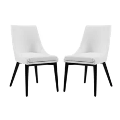 Set Of 2 Viscount Dining Side Chair Vinyl - Modway -Furniture Shop GUEST 55bd90d6 3e41 4b25 a24c 01e568eb50b5