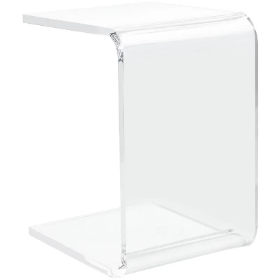 Upton Acrylic Side Table - Clear - Safavieh 9 Upton Acrylic Side Table - Clear - Safavieh - Image 7