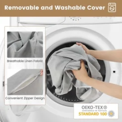 Costway 4-in-1 Convertible Folding Sofa Bed Floor Futon Sleeper Couch Chair Single Grey -Furniture Shop GUEST 55d42f7d 1666 46d1 858a fc5463bba7be