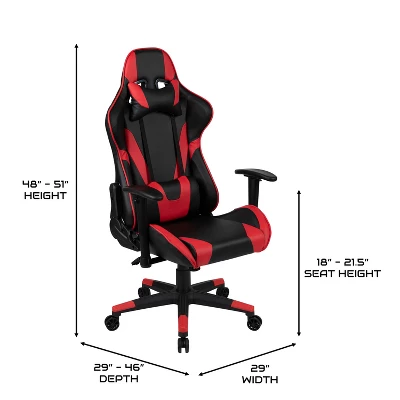 BlackArc Delta Gaming Setup: Reclining Chair With Lumbar Support & Headrest; Desk With Detachable Headphone Hook/Cupholder & Monitor Stand 10 BlackArc Delta Gaming Setup: Reclining Chair With Lumbar Support & Headrest; Desk With Detachable Headphone Hook/Cupholder & Monitor Stand - Image 8