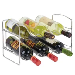 MDesign Collapsible Metal Water Bottle, Wine Rack Holder -Furniture Shop GUEST 56ca28b9 d1e8 4ff4 b401 0b0786d853a4