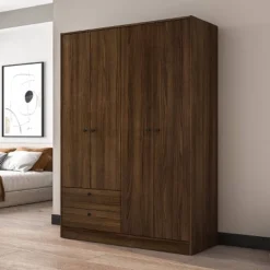 Denmark 4 Door 2 Drawer Wardrobe - Polifurniture -Furniture Shop GUEST 570eb1b7 ce5f 4d97 98fa 5797865dc60a