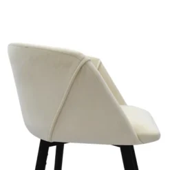 24" Chole Armrest Upholstered 360° Swivel Counter Height Stool Combine With Black And Gold Legs (Set Of 2)-The Pop Maison -Furniture Shop GUEST 582eb173 4029 4b9e 8a32 3a9306ceb69b