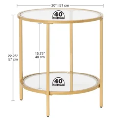 20" Round Camber Elite End Table - Studio Designs -Furniture Shop GUEST 5915795f 4895 4567 9acd 24584f42b48a