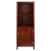 Brooke Jelly Cupboard With 2 Shelves And Door Wood/Espresso - Winsome -Furniture Shop GUEST 59cc0bc5 1e40 4659 a471 7d7231f15f58