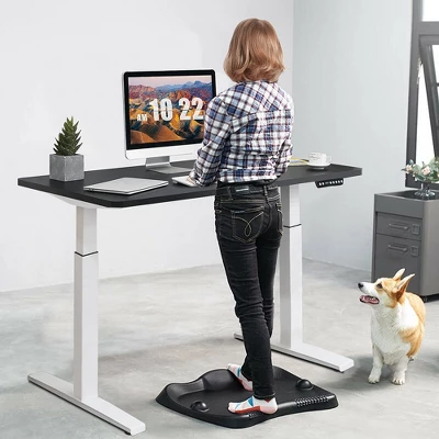 Costway Electric 55''x28'' Standing Desk Adjustable Sit To Stand W/ Controller 4 Costway Electric 55''x28'' Standing Desk Adjustable Sit To Stand W/ Controller - Image 2