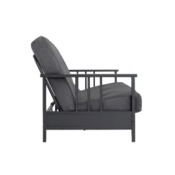 Full Harlow Metal Arm Futon Black/Gray - Room & Joy 9 Full Harlow Metal Arm Futon Black/Gray - Room & Joy -Furniture Shop GUEST 5baebf3b e43b 48db ad0e 6964b8d85654