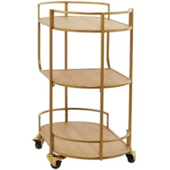 Contemporary Metal And Wood Bar Cart Gold - Olivia & May 9 Contemporary Metal And Wood Bar Cart Gold - Olivia & May -Furniture Shop GUEST 5c0cad3a f15e 4262 83fd b6aedadd77c9