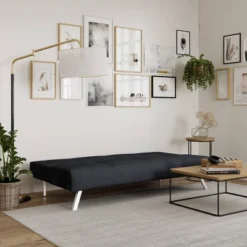 Sorenson Convertible Futon Sofa Bed Charcoal - Serta -Furniture Shop GUEST 5c20df7f 282d 4758 aa7b 3b3136b0bd67