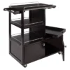 Galen Entertainment Cart With Serving Tray Wood/Espresso - Winsome -Furniture Shop GUEST 5c8028cb 08e6 40d1 8683 d3bf1dbf88f2