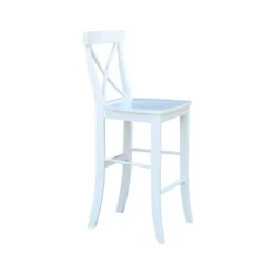 30" X-Back Counter Height Barstool White - International Concepts 13 30" X-Back Counter Height Barstool White - International Concepts -Furniture Shop GUEST 5cab3f6c 2589 4d9e ac25 94a7f0061e9a