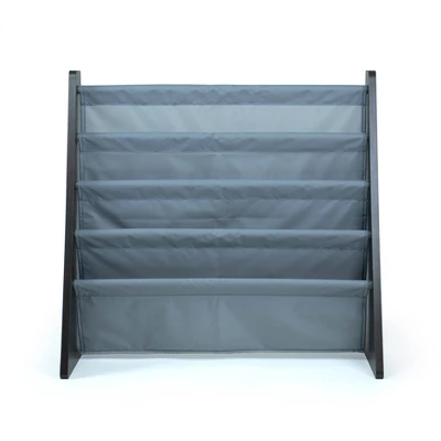Sumatra Kids' Bookshelf 4 Tier Book Organizer Espresso/Gray - Humble Crew 3 Sumatra Kids' Bookshelf 4 Tier Book Organizer Espresso/Gray - Humble Crew