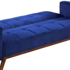 76" Tanitha Sofa Blue Velvet/Natural Finish - Acme Furniture 11 76" Tanitha Sofa Blue Velvet/Natural Finish - Acme Furniture -Furniture Shop GUEST 5dfd7632 e9bd 489e 9edf 2eb3dec0f8e7