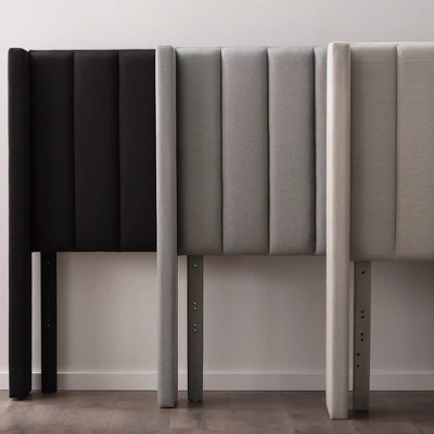 Adele Vertical Upholstered Wingback Bed β Brookside Home 5 Adele Vertical Upholstered Wingback Bed β Brookside Home - Image 3