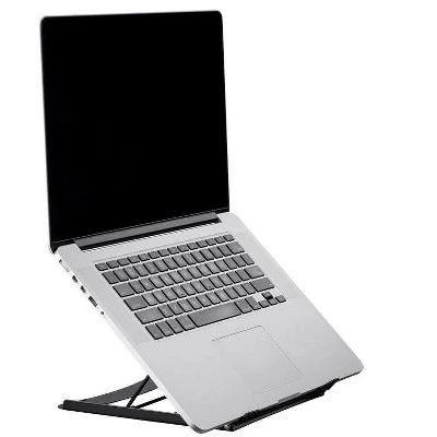 Monoprice Adjustable Folding Laptop Stand - Steel Ideal For Work, Home, Office Laptops - Workstream Collection 4 Monoprice Adjustable Folding Laptop Stand - Steel Ideal For Work, Home, Office Laptops - Workstream Collection - Image 2