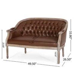 Faye Traditional Tufted Upholstered Loveseat - Christopher Knight Home 21 Faye Traditional Tufted Upholstered Loveseat - Christopher Knight Home -Furniture Shop GUEST 607b71b1 fa29 469c a30d c0a1f810f07e