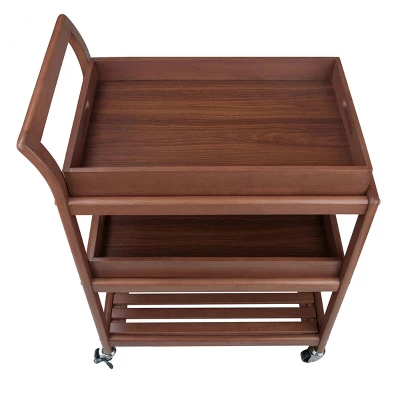 Albert Entertainment Cart Walnut - Winsome 9 Albert Entertainment Cart Walnut - Winsome - Image 7