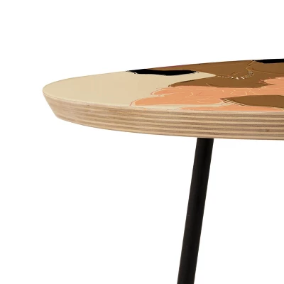 EELISE_NDRI Gushin Over You Side Table - Deny Designs 4 EELISE_NDRI Gushin Over You Side Table - Deny Designs - Image 2