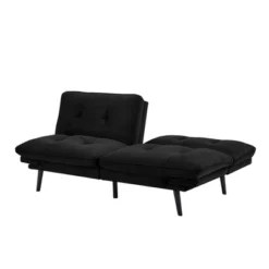 Finley Convertible Futon Sofa Bed Black - Serta -Furniture Shop GUEST 62d1a0d2 9609 44bf acf2 7018fd833c05