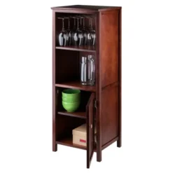 Brooke Jelly Cupboard With 2 Shelves And Door Wood/Espresso - Winsome 12 Brooke Jelly Cupboard With 2 Shelves And Door Wood/Espresso - Winsome -Furniture Shop GUEST 631a55d8 3fc4 47bc 8f77 df398bff4cdd
