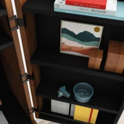 Harvey Park Computer Cabinet Grand Walnut - Sauder -Furniture Shop GUEST 67ba30c7 2659 49bc 89d8 f3724e48f8a7