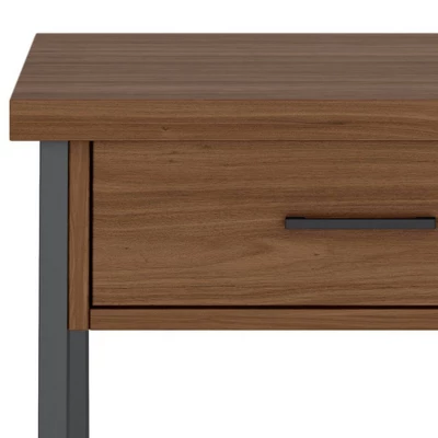 Hawkins Metal/Wood Bedside Nightstand Walnut - WyndenHall 8 Hawkins Metal/Wood Bedside Nightstand Walnut - WyndenHall - Image 6